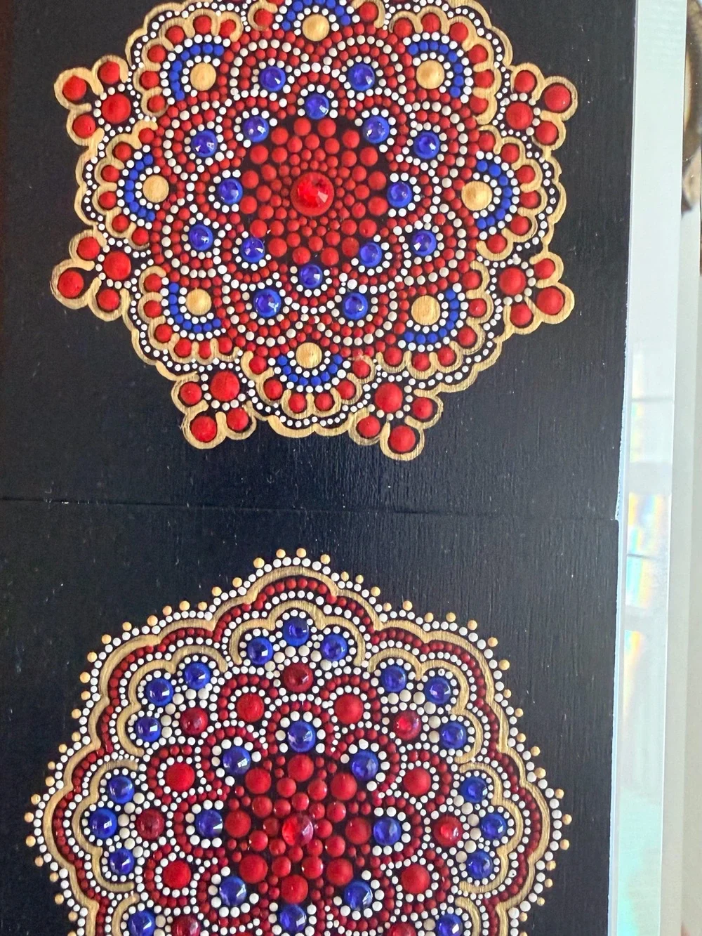 Diana’s Mandalas hand painted